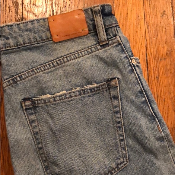 Zara Jeans Straight Leg High Waisted Buttonfly Zara Jeans Poshmark